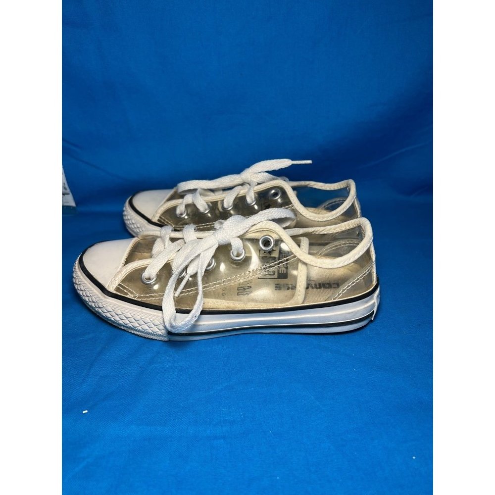 CONVERSE Chuck Taylor All Star OX Clear RARE Sneakers Youth Size 12